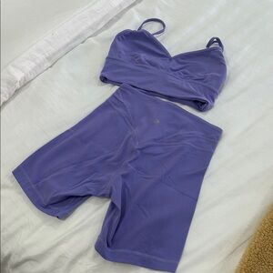 LULULEMON Purple Athletic Set - size 2